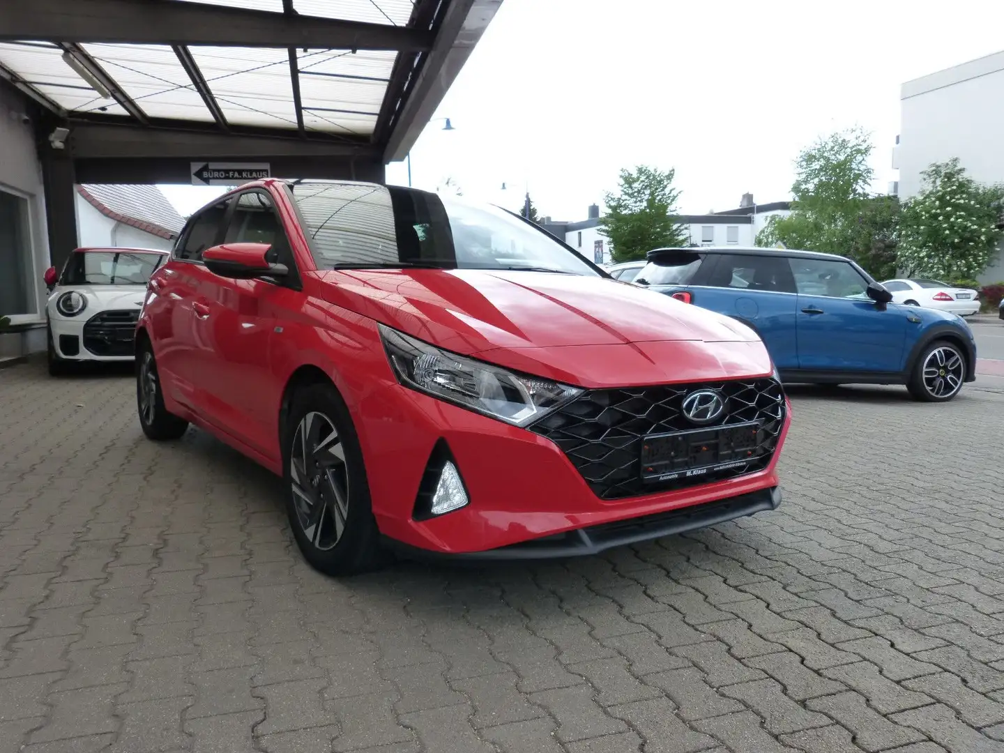 Hyundai i20 Intro Edition Mild-Hybrid APPLE KLIMAAUT. Rouge - 1
