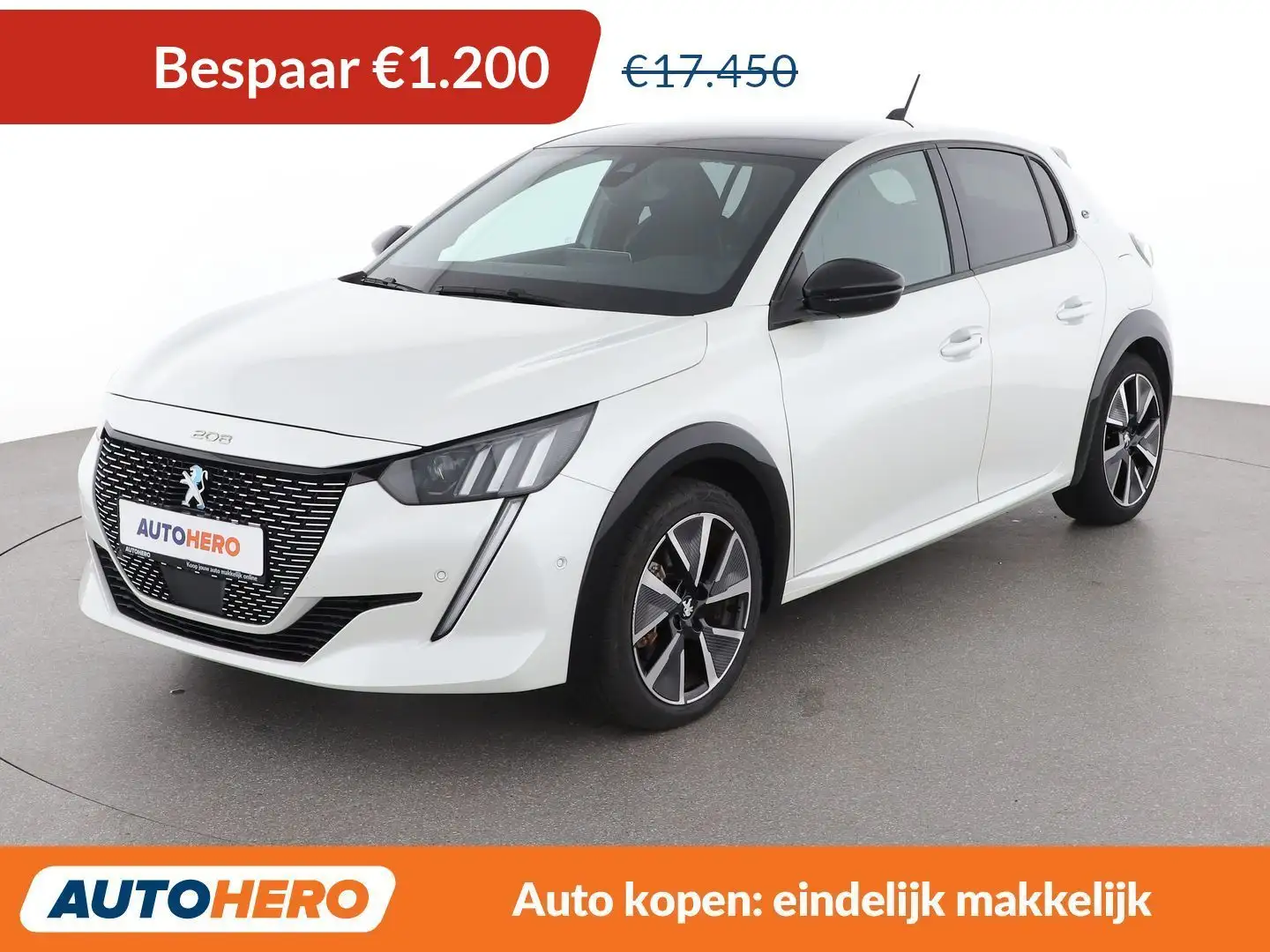 Peugeot e-208 electric drive 100 kW GT Pack Blanc - 1