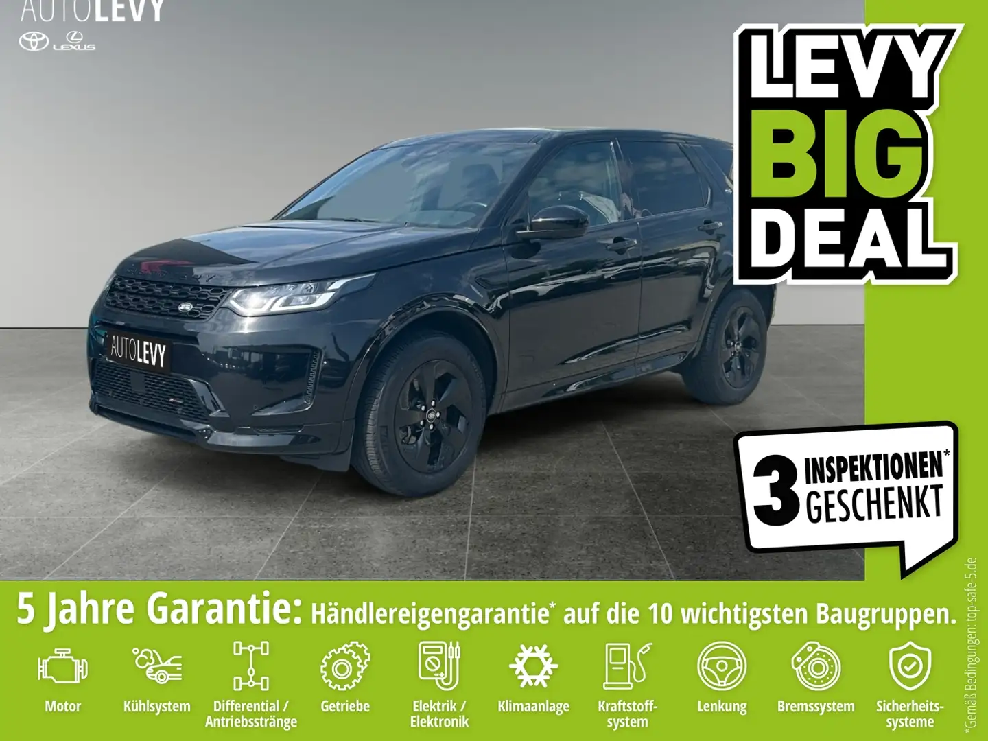 Land Rover Discovery Sport 2.0 Pano*Navi*Led*PDC*CarPlay Negro - 1