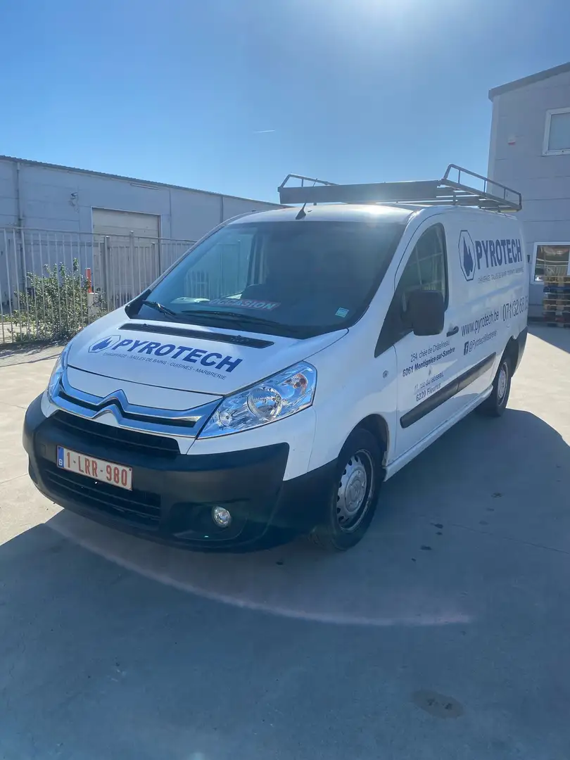 Citroen Jumpy Camionette long chassis Blanc - 2