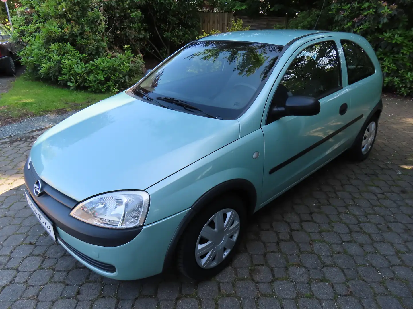 Opel Corsa C 1.0 12V *nur 86 TKM*HU neu*3.Hand*Euro 4*CD* Grün - 2