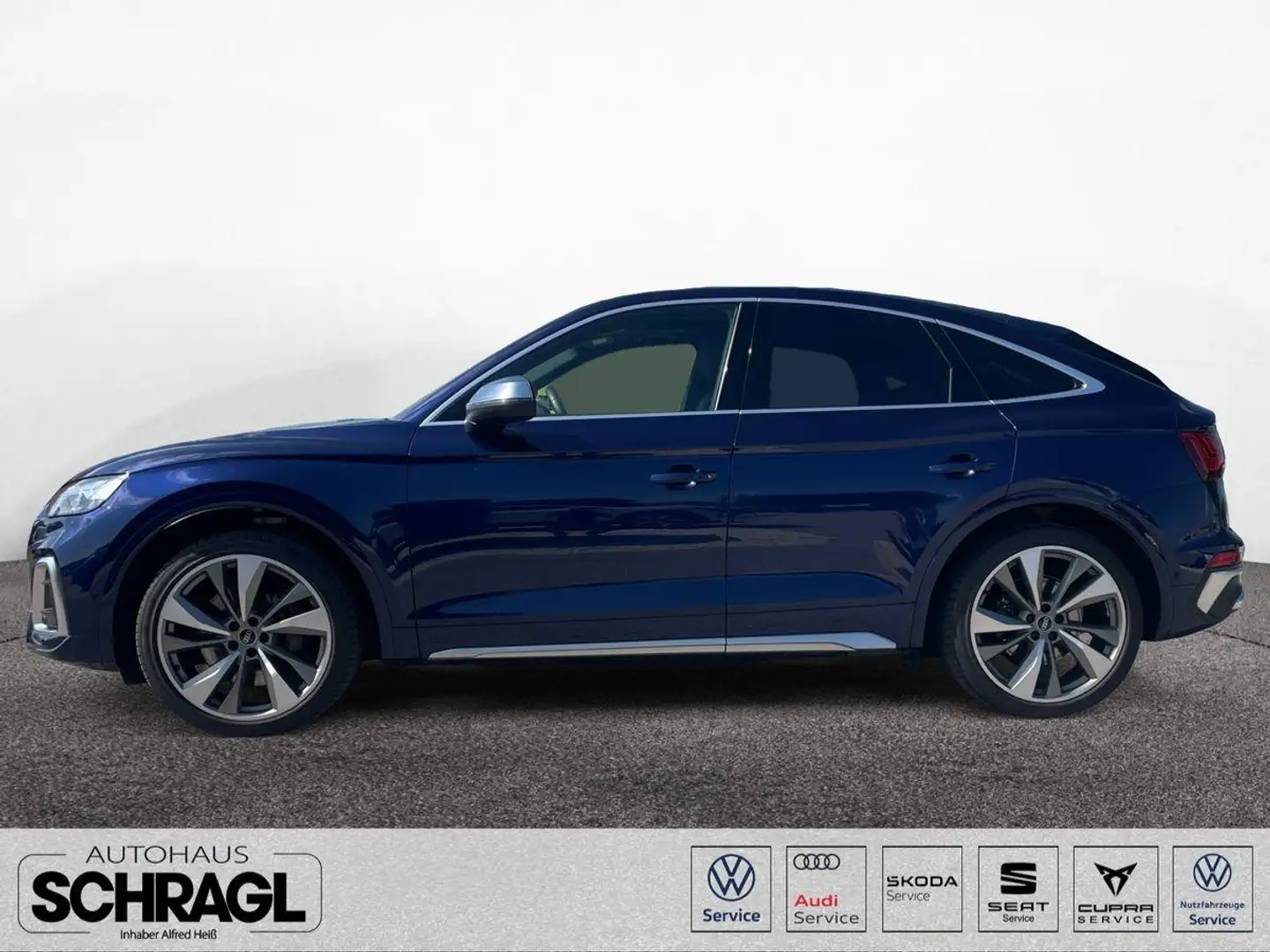 Audi SQ5 3.0  TDI quattro+PANO+AHK+MATRIX+STANDH+LUFT Blau - 2