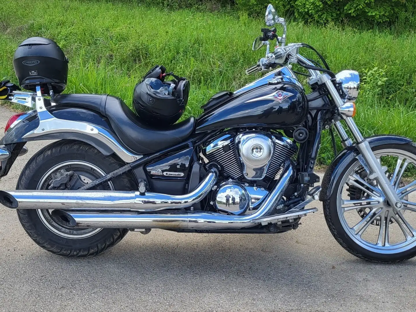 Kawasaki Vulcan 900 kastom Noir - 2