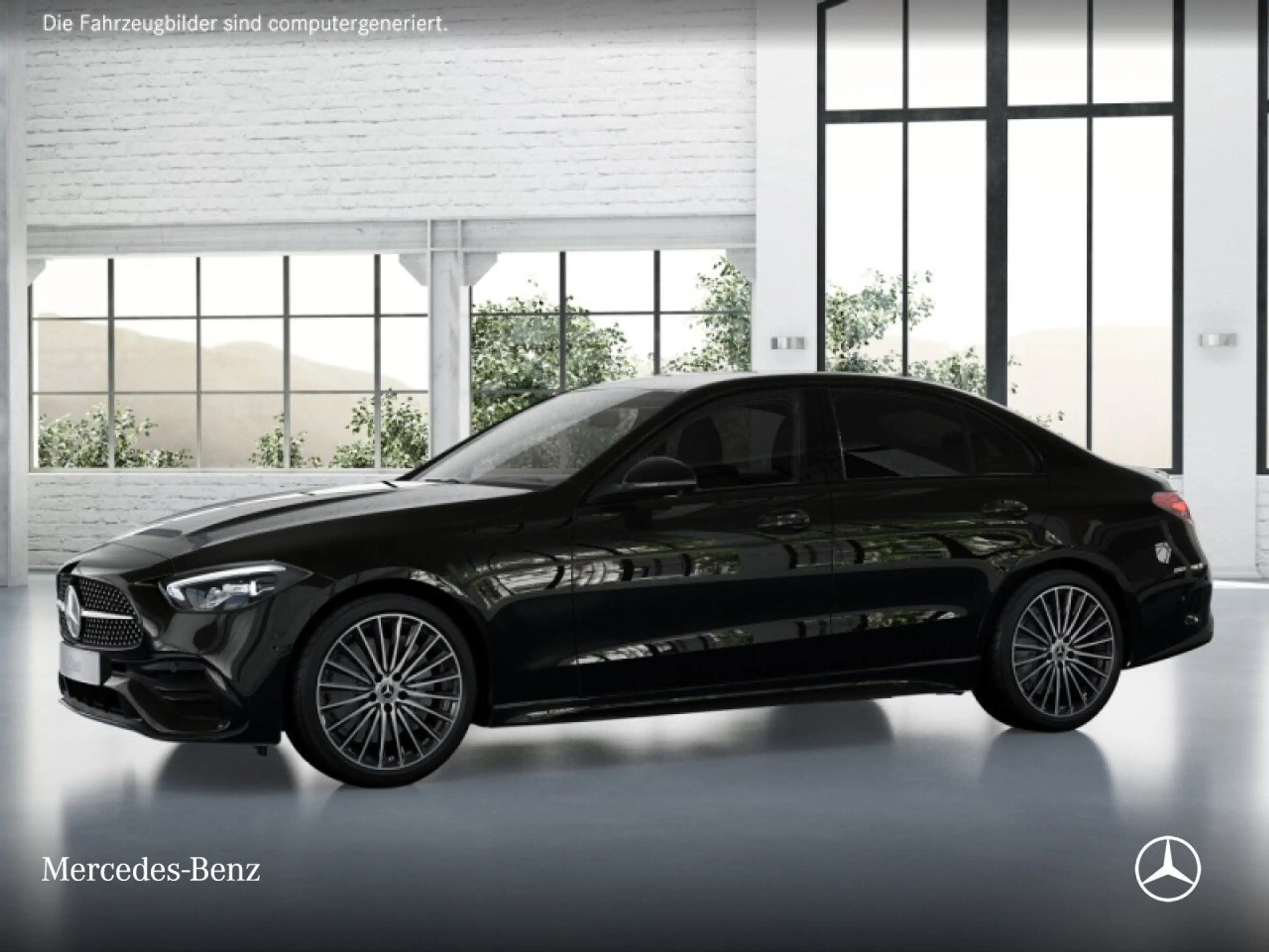 Mercedes-Benz C 200 AMG+NIGHT+360+LED+19"+TOTW+KEYLESS+9G — photo 3