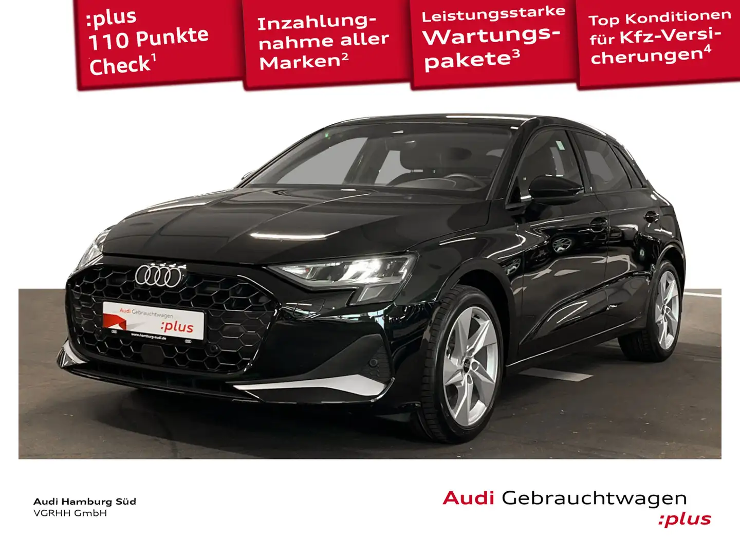 Audi A3 35 TFSI adv S tronic NAV/LED/KAMERA Schwarz - 1