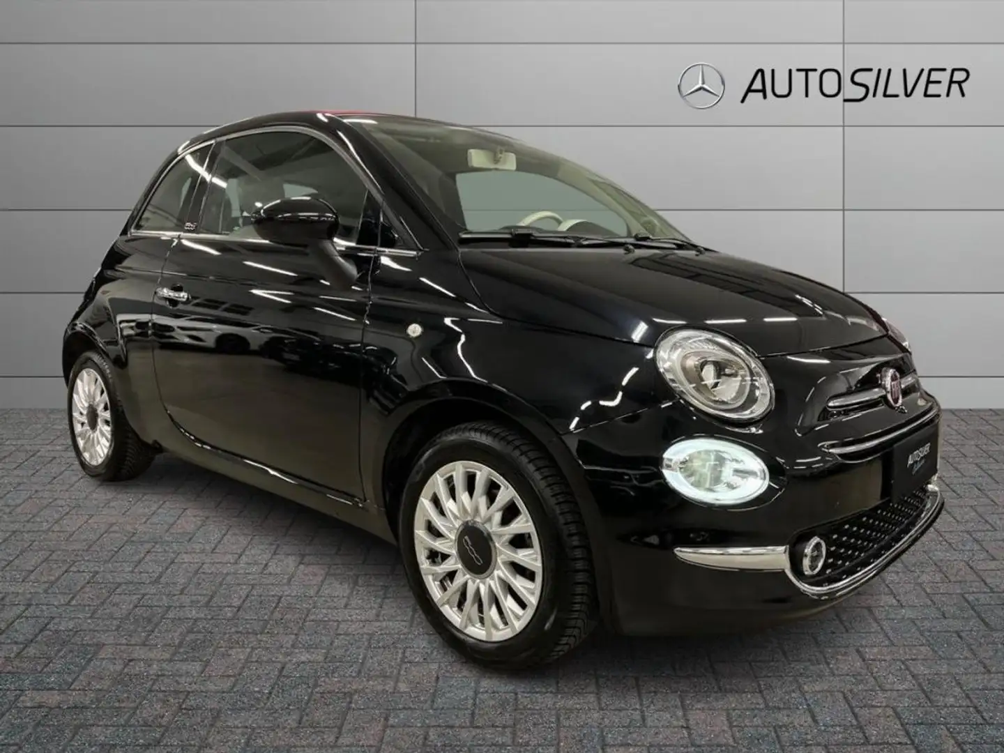 Fiat 500C 1.2 Lounge 69cv Noir - 1