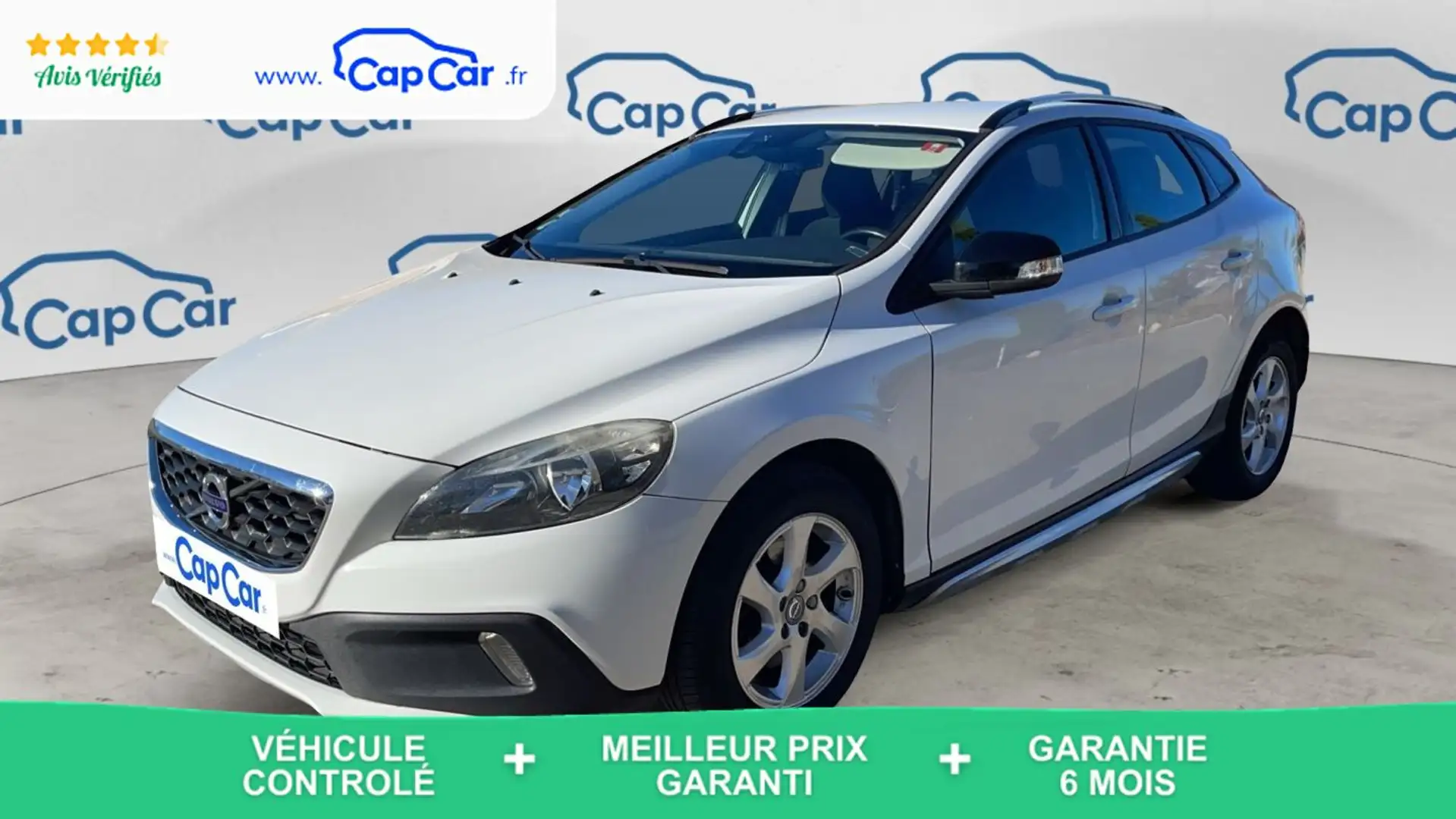 Volvo V40 Cross Country 1.5 D2 115 Kinetic Blanc - 1