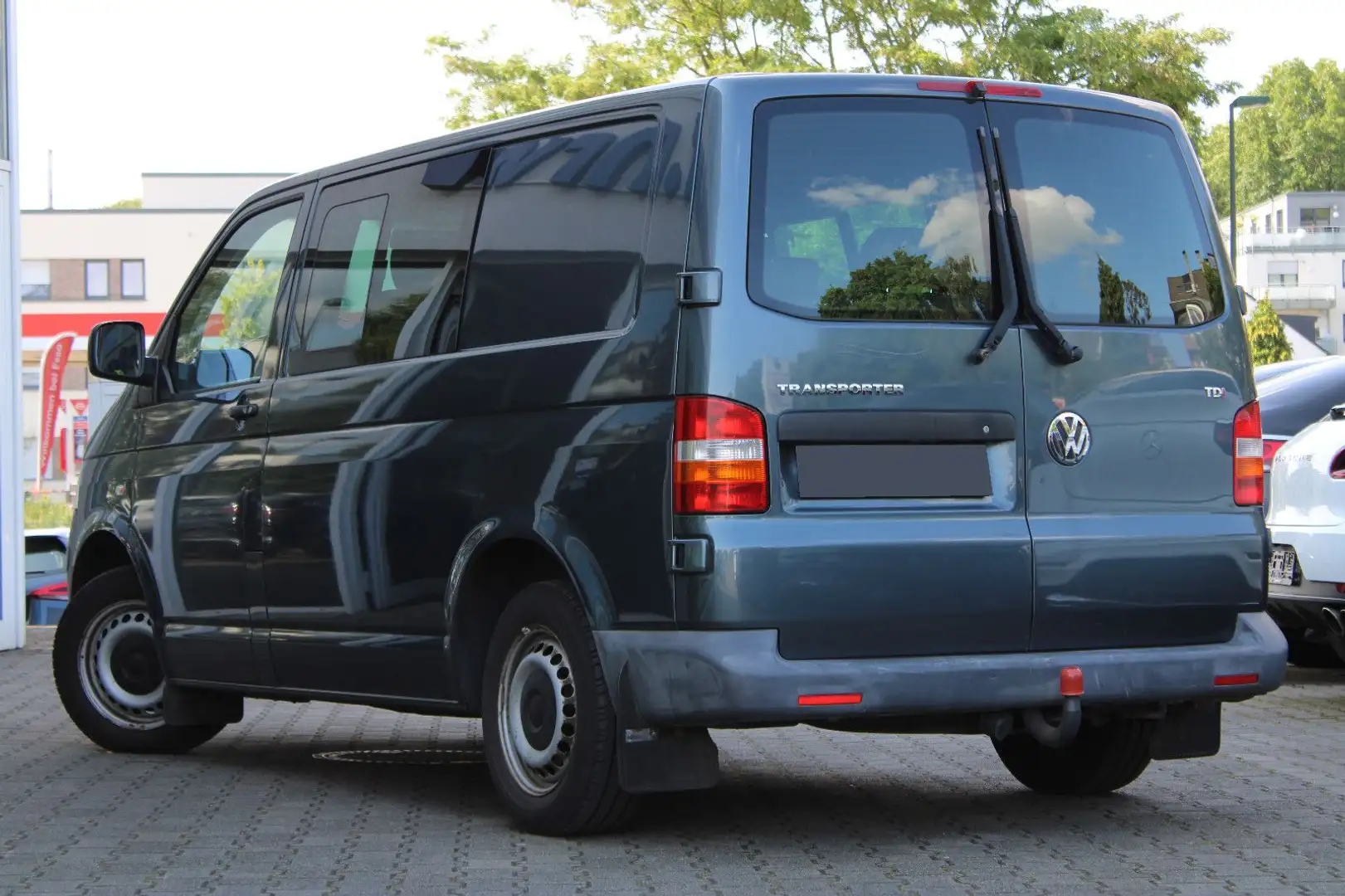 Volkswagen T5 Transporter T5 1.9 TDI/Wohnmobil/5Sitz/Kamer/Klima/Tempo/AHK Сірий - 2