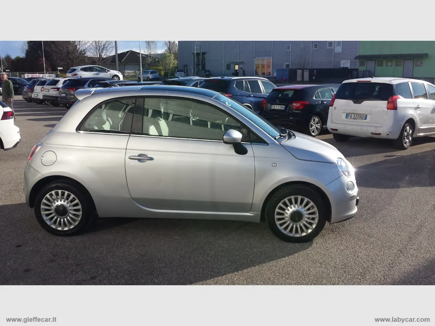 Fiat 500 1.2 Lounge A GPL Argent - 2