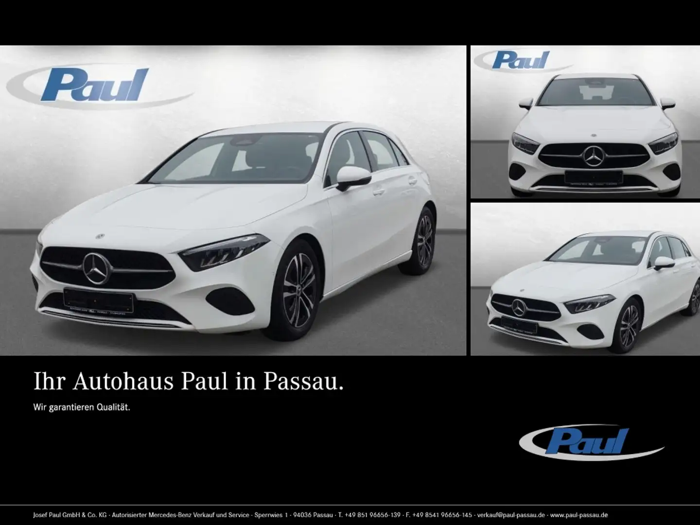 Mercedes-Benz A 180 d Kompaktlimousine W-Paket KAM PDC SpurH Blanc - 1