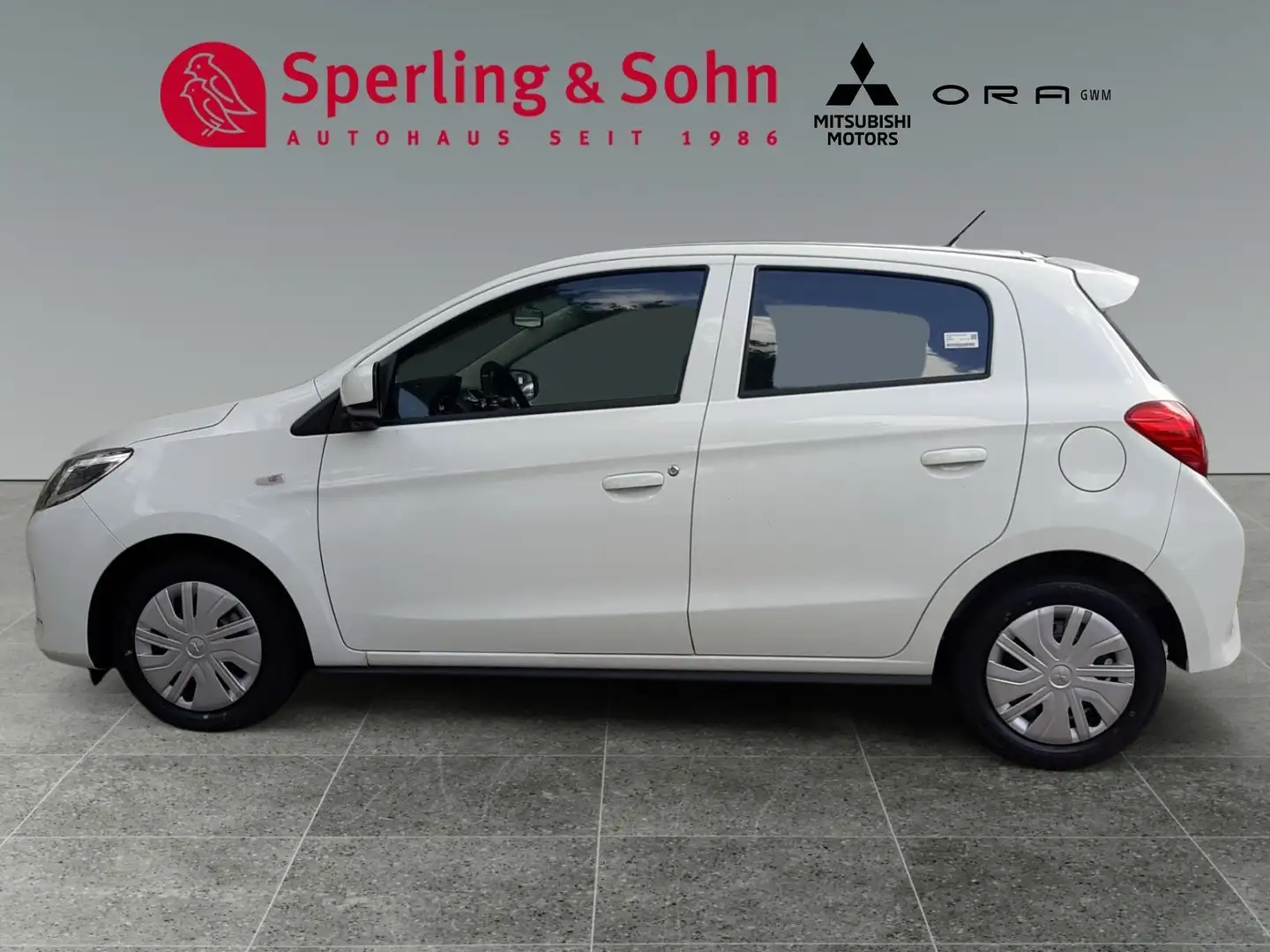 Mitsubishi Space Star Select mit Klima, Allwetter,  Herstellergarantie Weiß - 2