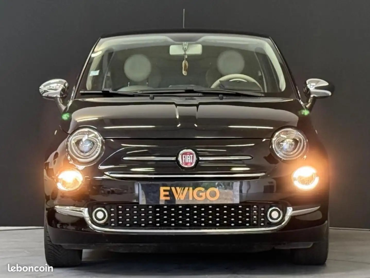 Fiat 500 PHASE 3 1.2L MPi 70CH BVA LOUNGE Noir - 2