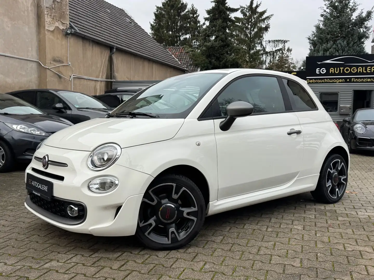 Fiat 500 S Sport*Zahnriemen Neu*Garantie*Automatik*PDC Blanc - 2