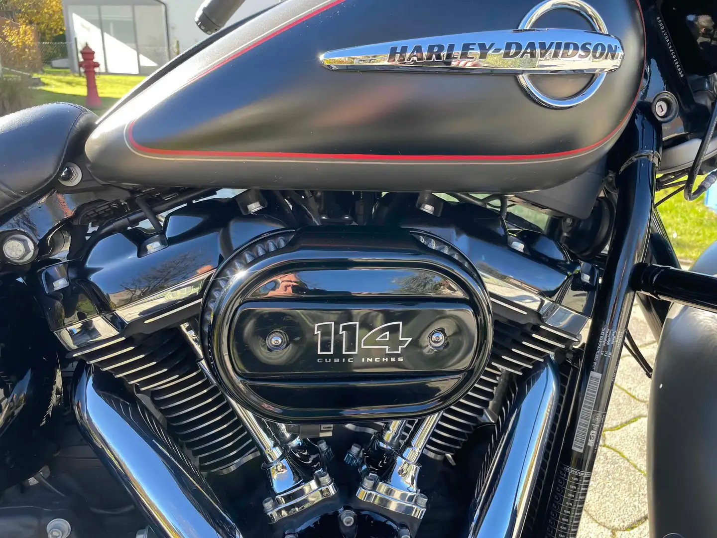 Harley-Davidson Heritage Softail FLHCS Szary - 2