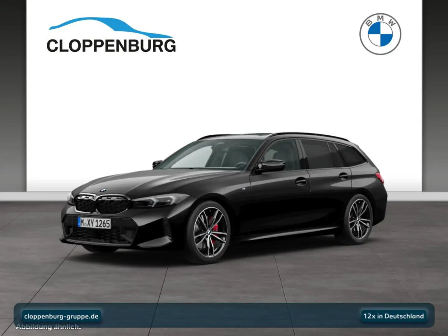 BMW 340 M340i xDrive Touring AHK+Navi+Pano+ACC+SHZ+KeyGO Schwarz - 1