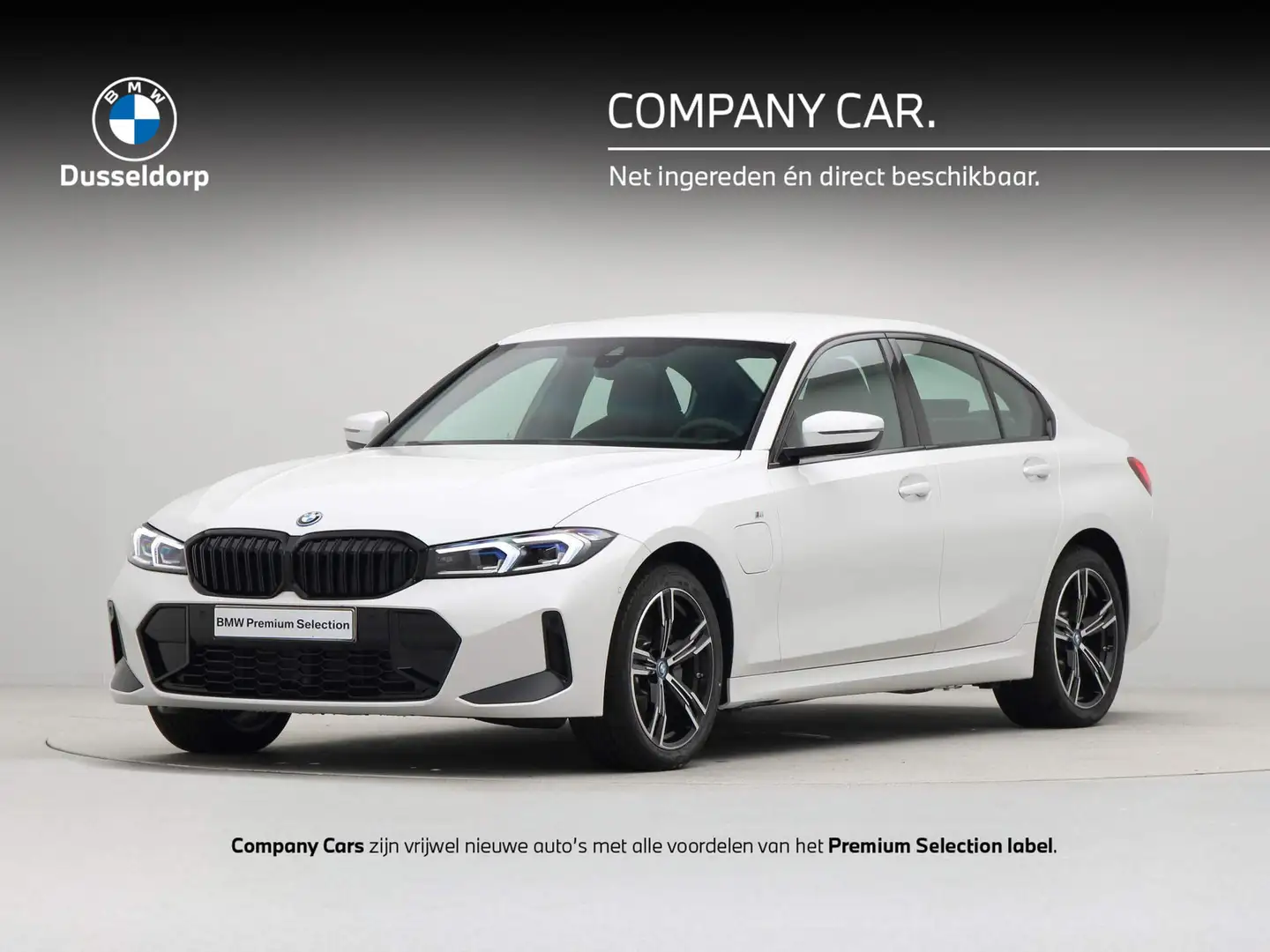 BMW 330 3 Serie Sedan 330e M Sport Blanc - 1