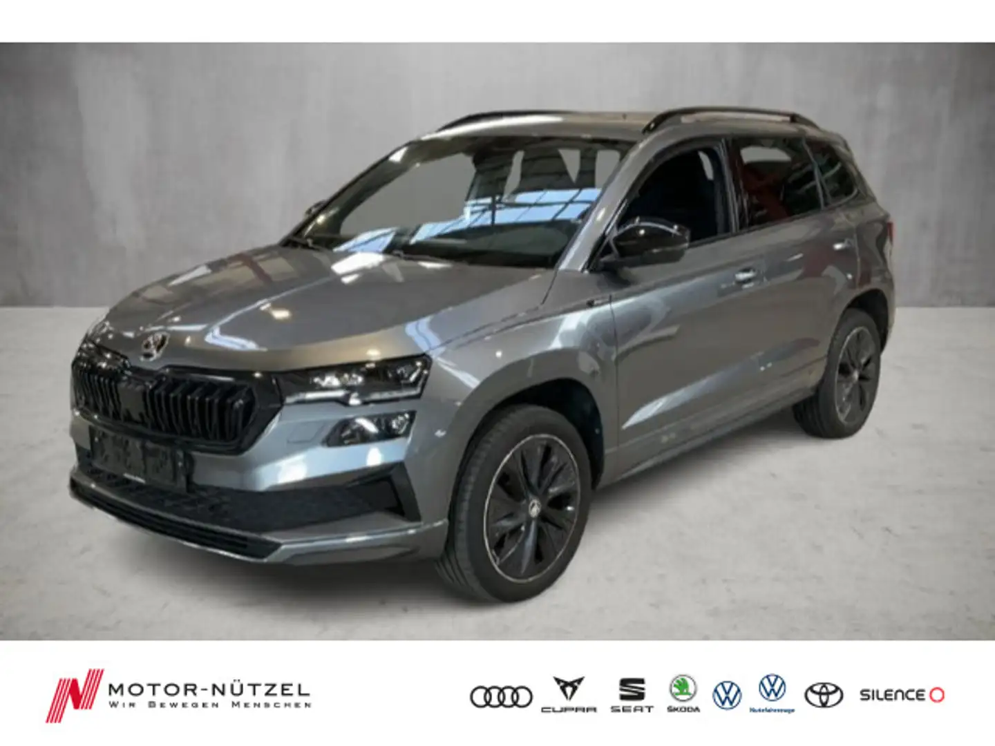 Skoda Karoq 1.5 TSI DSG SPORTLINE MATRIX+NAVI+ACC+18" Grau - 1