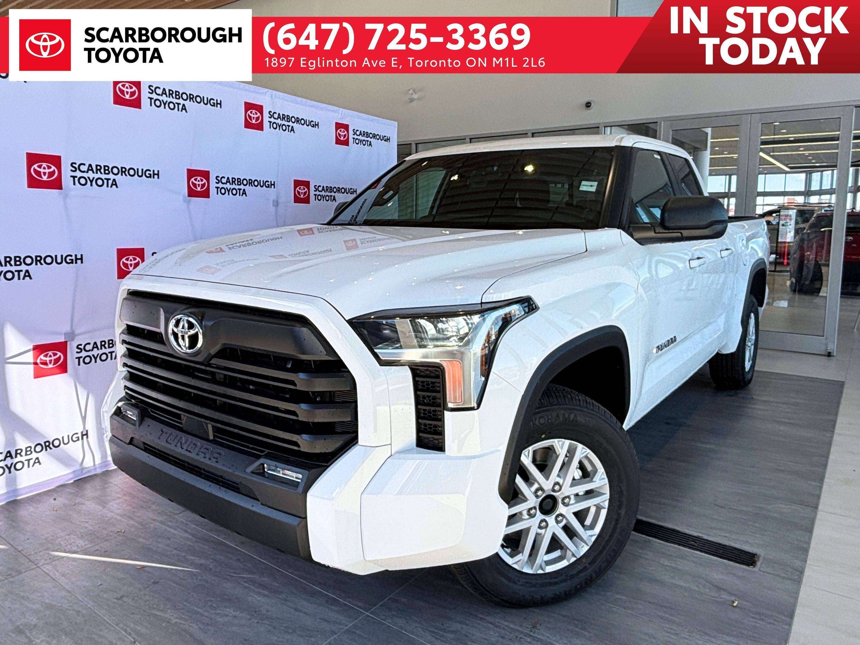 White 2026 Toyota Tundra Pickup Truck Four-Wheel Drive Automatic