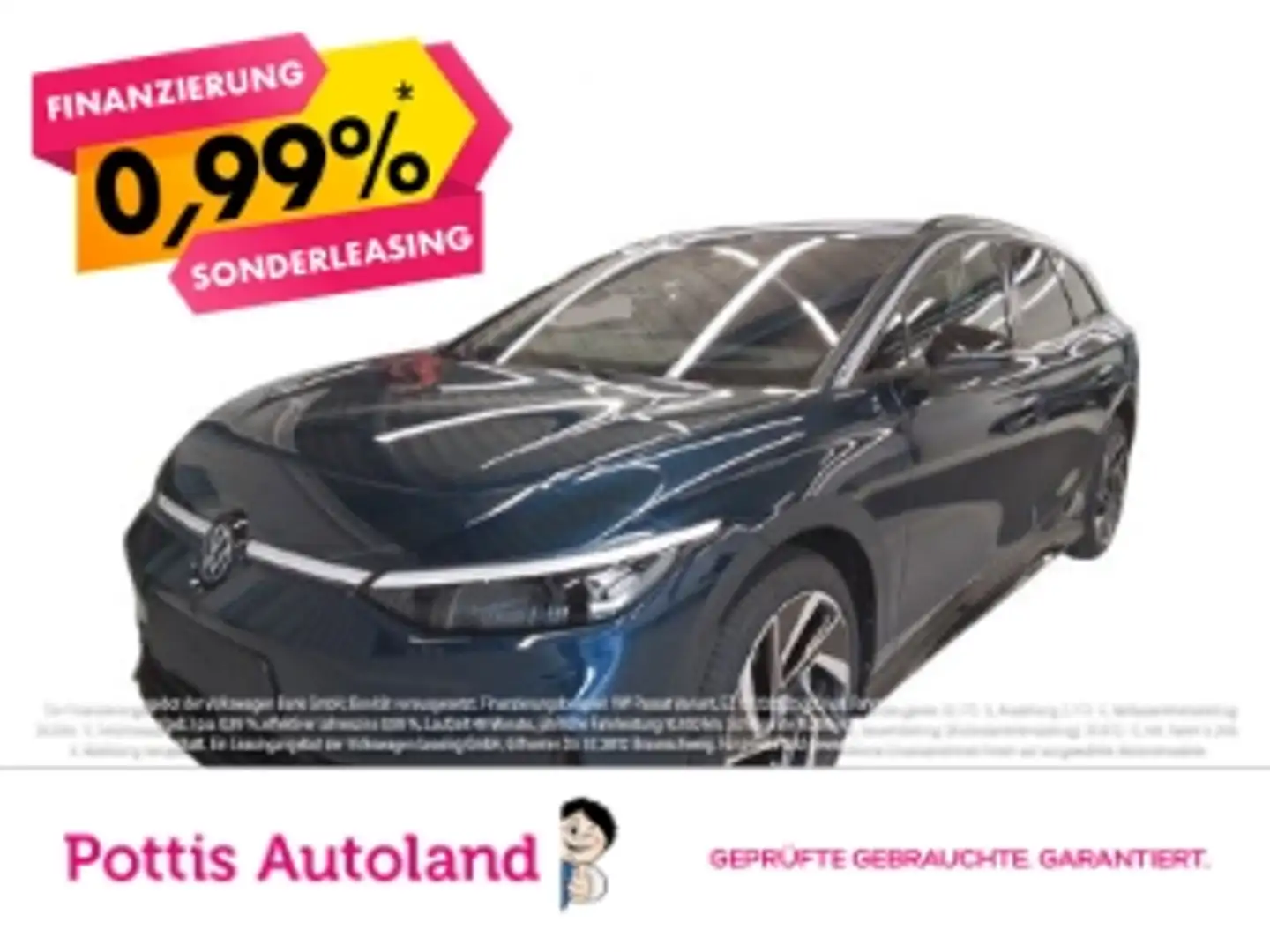 Volkswagen ID.7 Tourer PRO NAVI AHK KAMERA MATRIX Albastru - 1