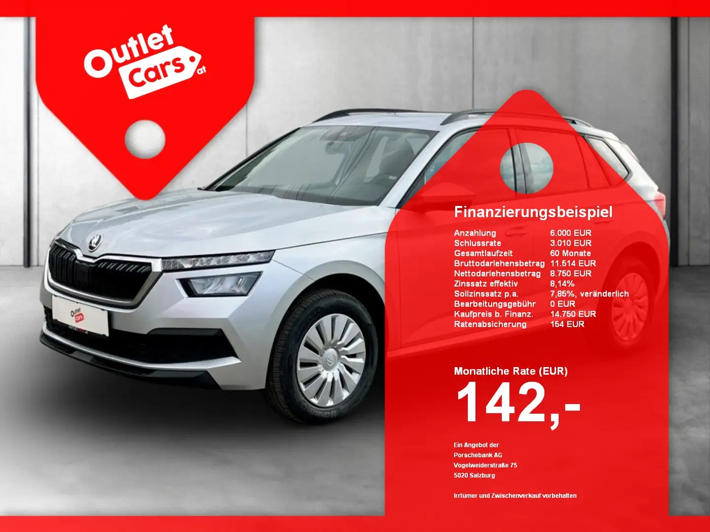 Skoda Kamiq 1.0 TSI LED+PDC+SitzHZ+KLIMA Silber - 1