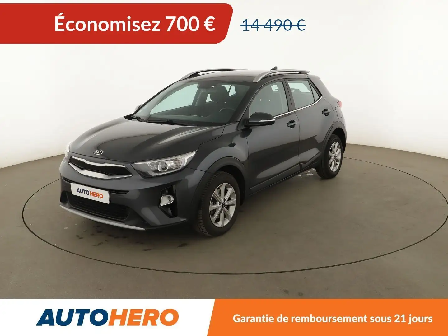 Kia Stonic 1.0 T-GDi DCT7 Gris - 1