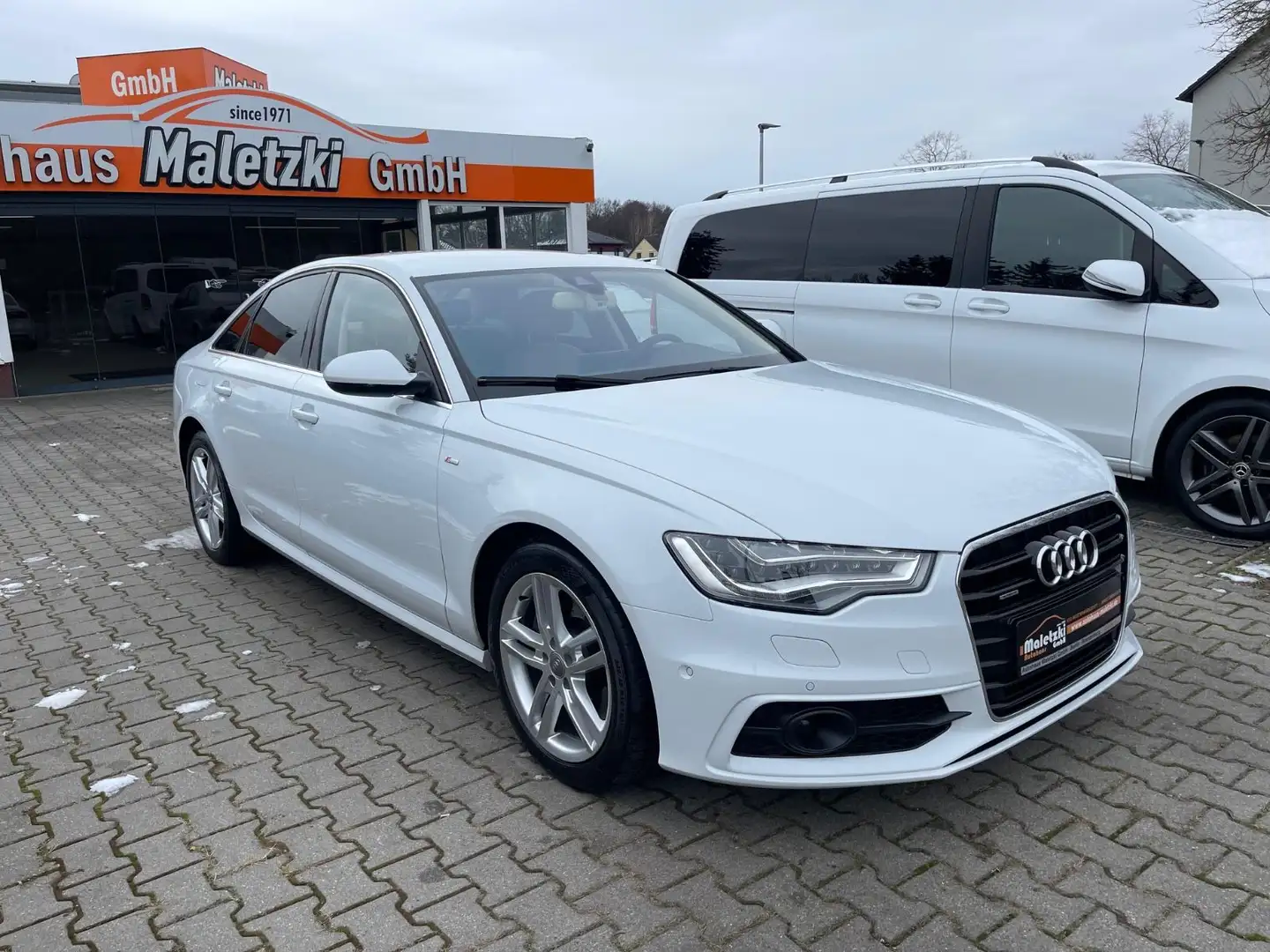 Audi A6 3.0 TDI quattro S-Line*ACC*Bose*Sitzlüftung* Weiß - 2