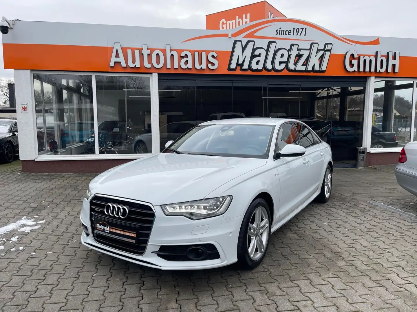 Audi A6 3.0 TDI quattro S-Line*ACC*Bose*Sitzlüftung* Weiß - 1