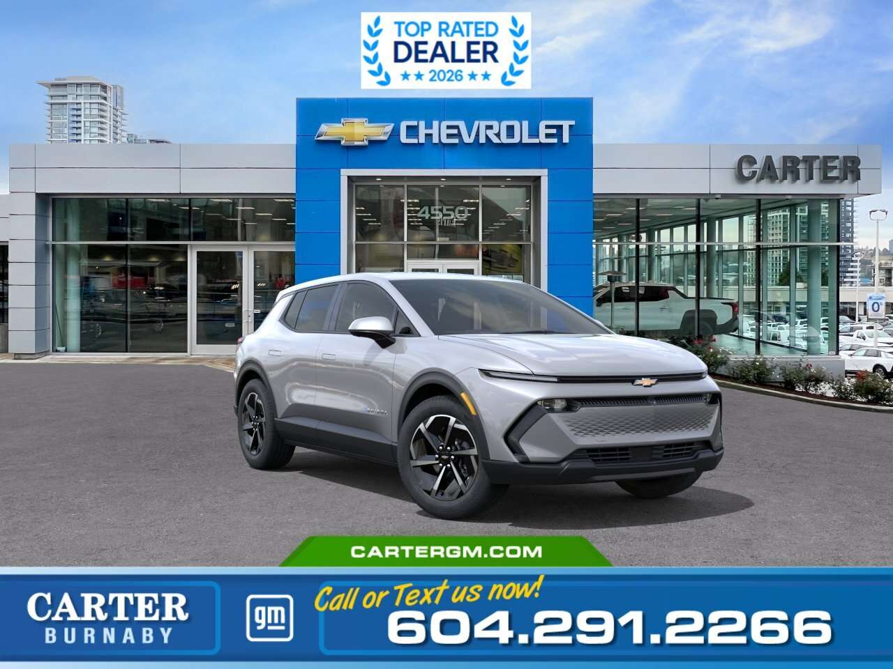 Gray 2026 Chevrolet Equinox EV SUV / Crossover  1-Speed Automatic