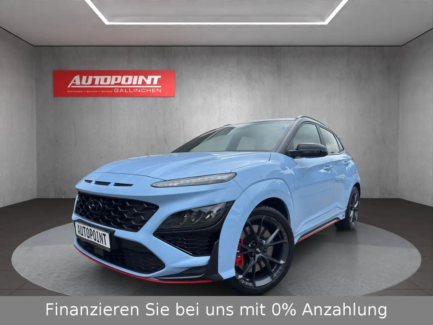 Hyundai KONA N Performance Klappe / Sitzbelüftung 1.Hand Blau - 1