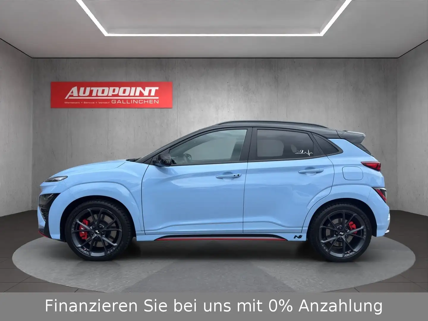 Hyundai KONA N Performance Klappe / Sitzbelüftung 1.Hand Blau - 2