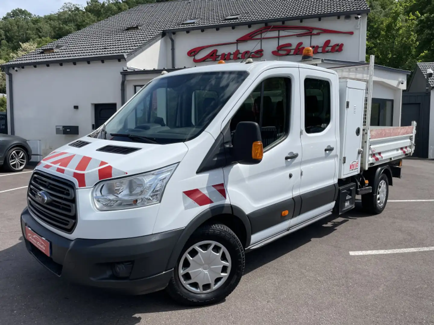Ford Transit Trend 2.0 TDCi 130CV BVM 6 Sieges E6 Blanc - 2
