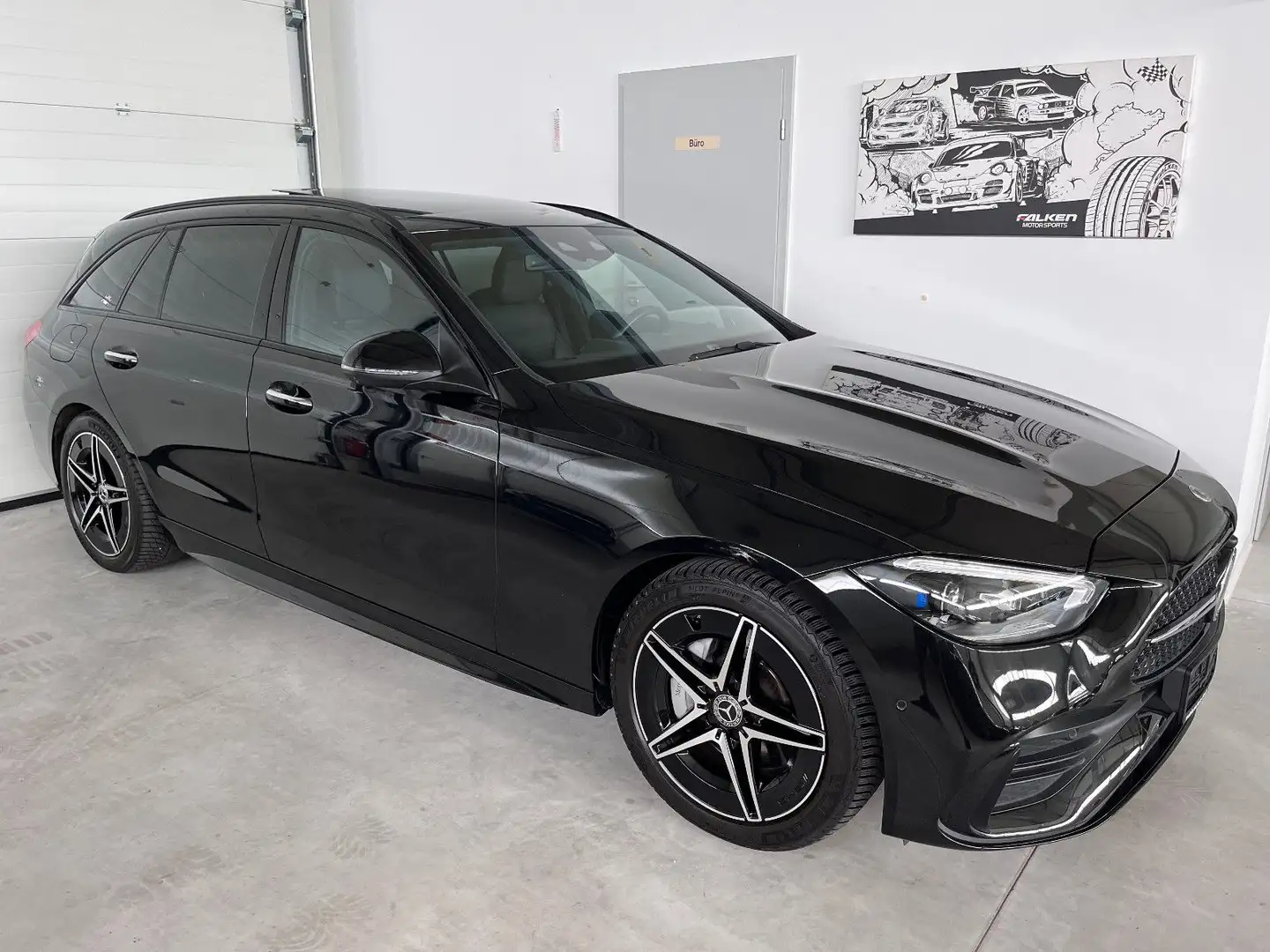 Mercedes-Benz C 300 T 4M AMG Premium+HuDPanoLederSikliEnergiz+ Schwarz - 1