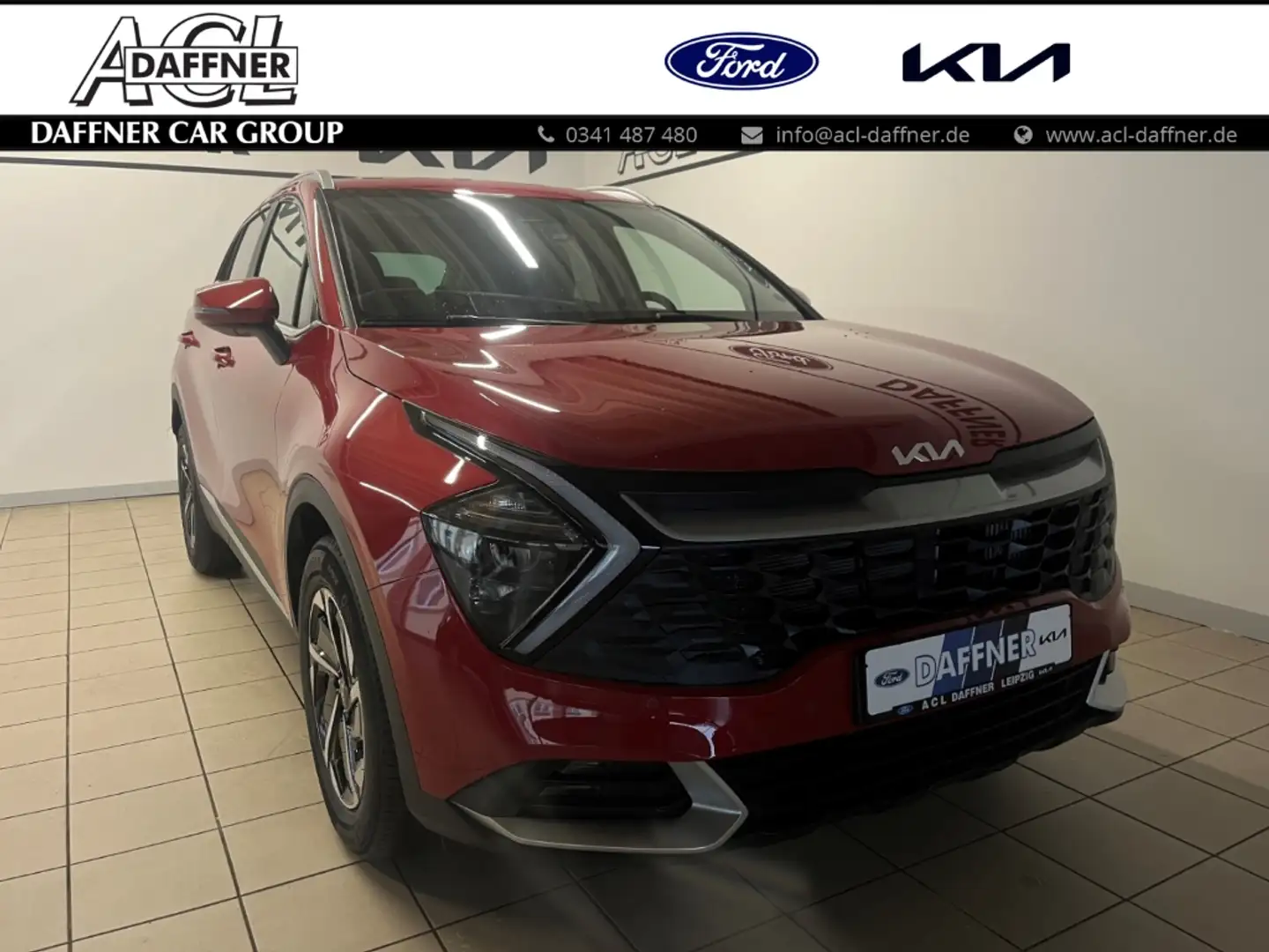 Kia Sportage 1.6 T-GDI Vision, Teilleder, Navi, Elktr. Sitze Red - 1