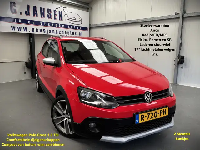 Volkswagen Polo Cross 1.2 TSI Comfortline Als nieuw!! | 17 inch Lichtmet