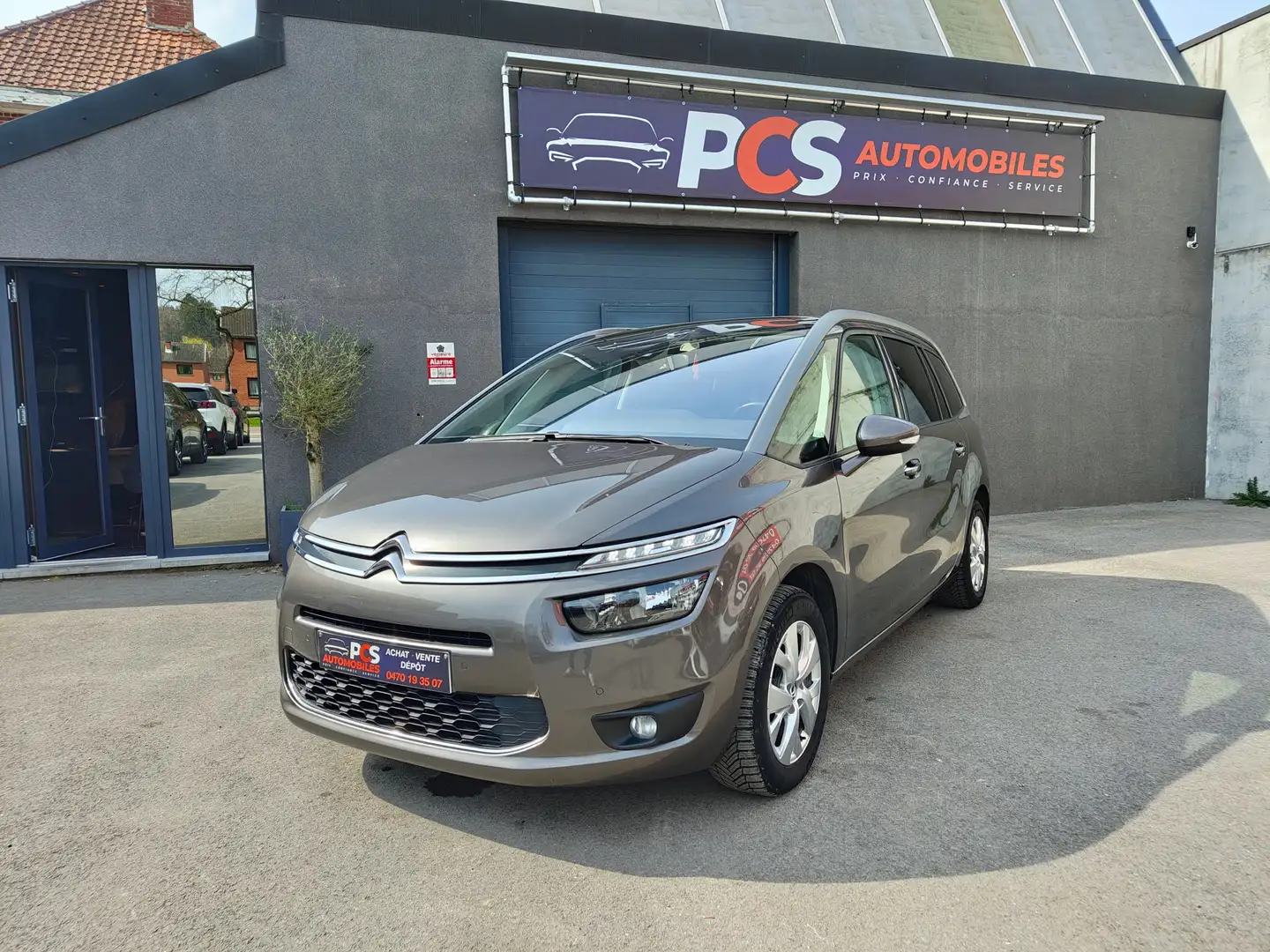 Citroen C4 Picasso 1.6 HDi Business Lounge 7 PLACES*GPS*CAMERA... Gris - 2