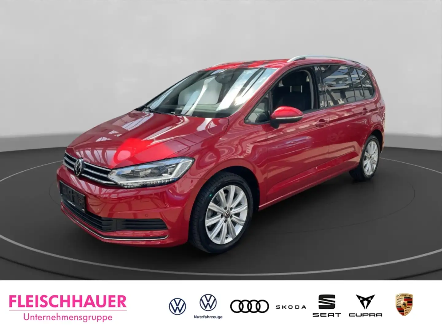 Volkswagen Touran 2.0 TDI DSG Navi LED Kurvenlicht Apple CarPlay Kli Rouge - 1
