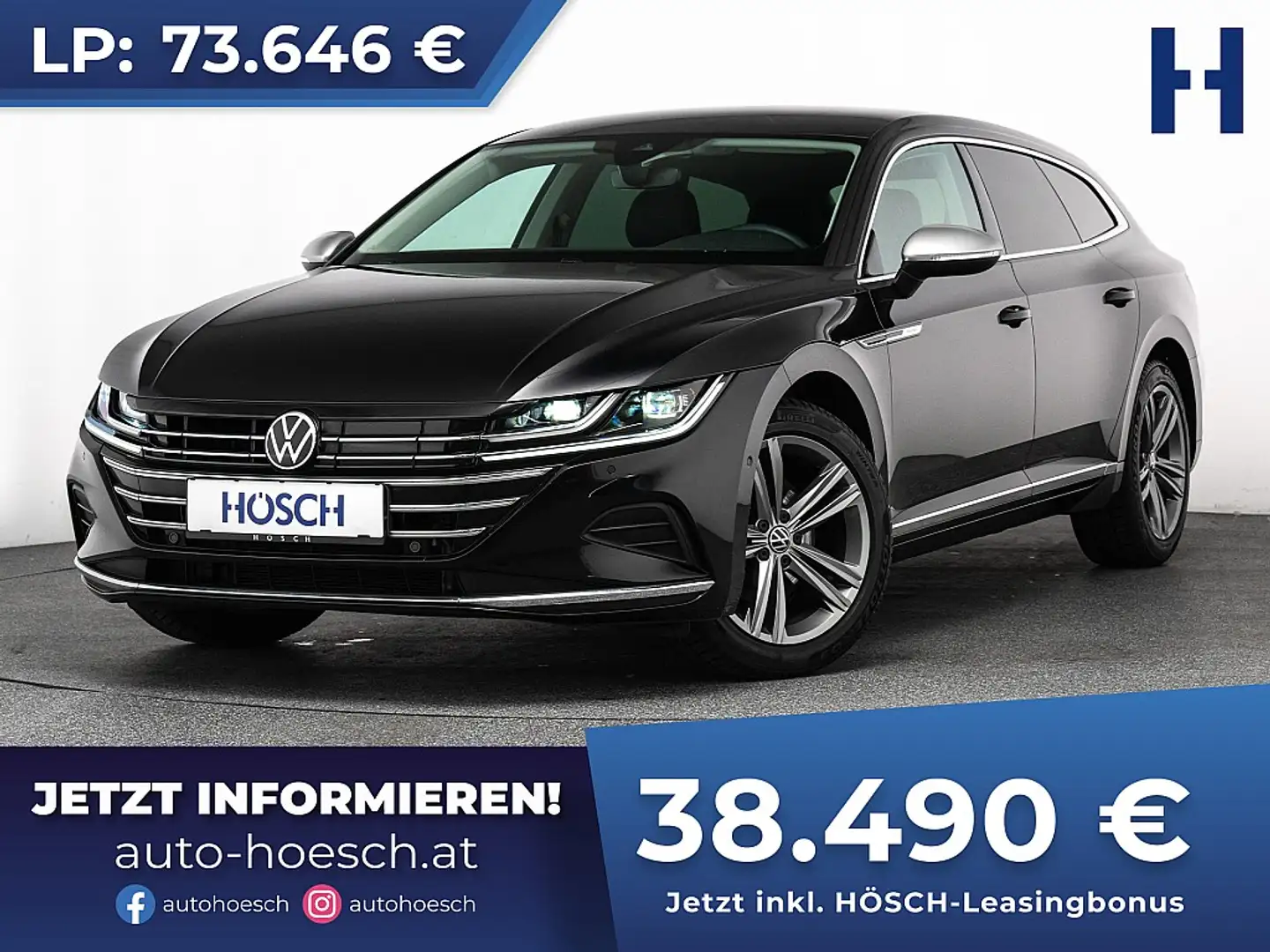 Volkswagen Arteon SB eHybrid Elegance TRAUMEXTRAS -48% Schwarz - 1