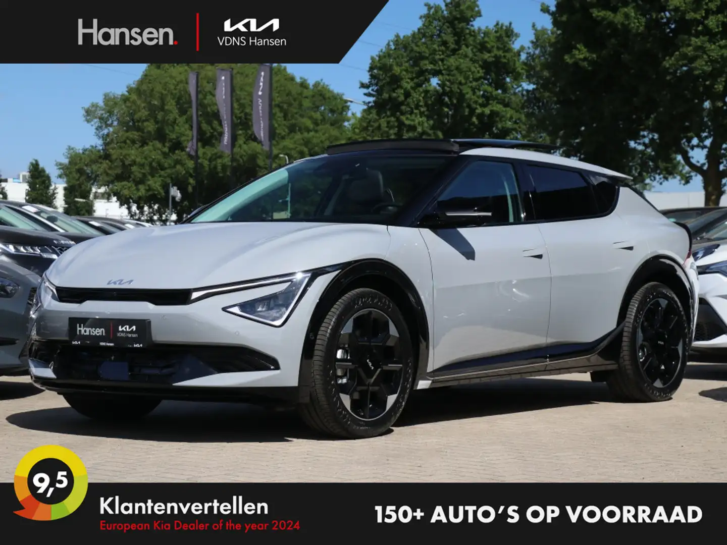 Kia EV6 Plus Advanced Pano 84 kWh I Gratis laadpaal I Snel Grijs - 1