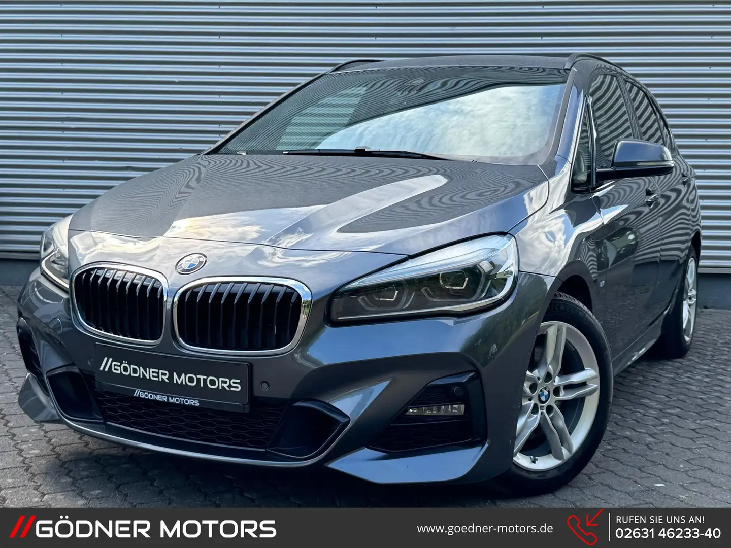 BMW 220 Active Tourer M Sportpaket 220d Sport/1.HAND/LE... Gris - 1