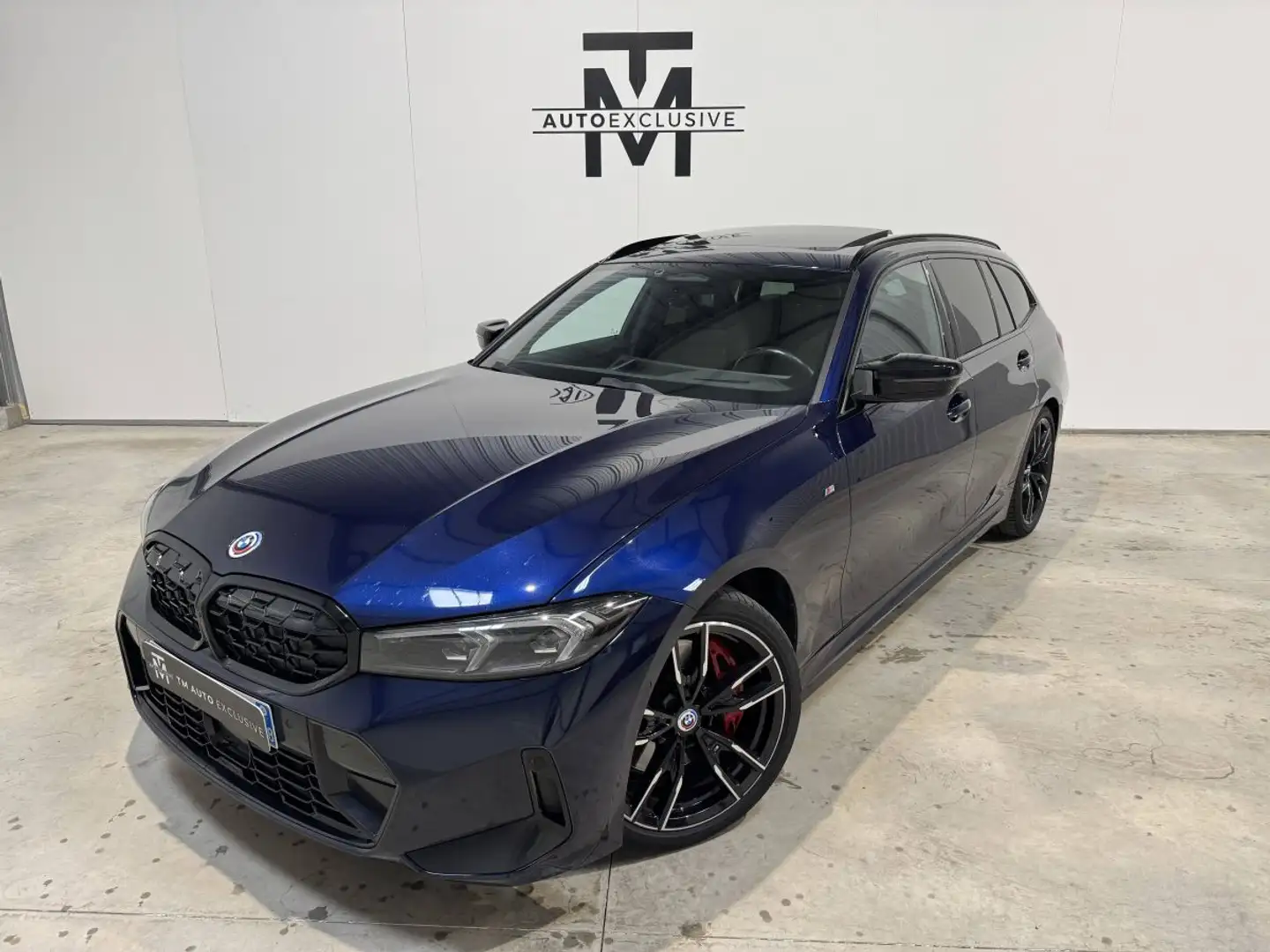 BMW 340 SERIE TOURING G21 Touring M340d xDrive 340 ch BVA8 M Performance Bleu - 1