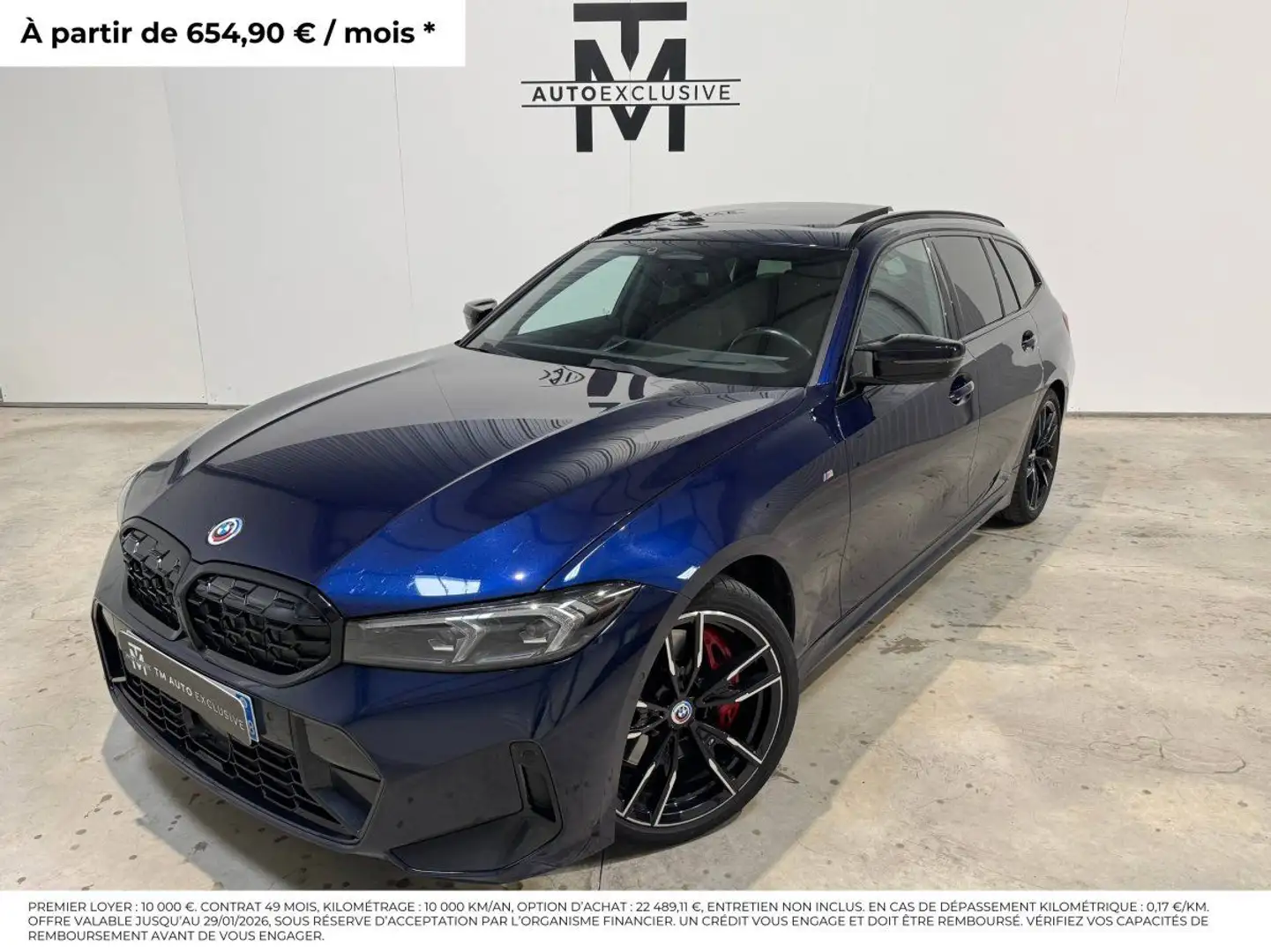 BMW 340 SERIE TOURING G21 Touring M340d xDrive 340 ch BVA8 M Performance Blu/Azzurro - 1