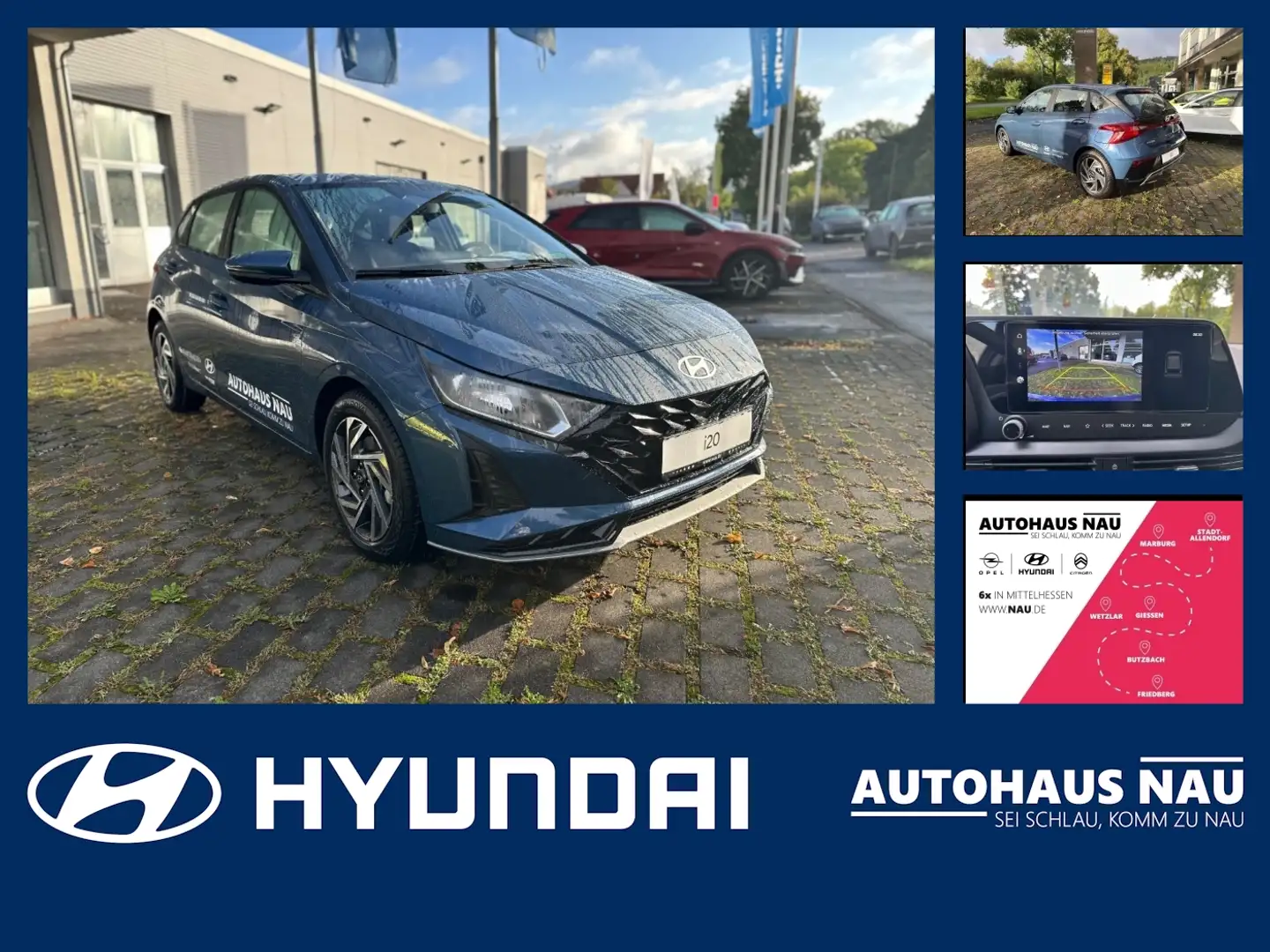 Hyundai i20 1.0 Trend, SHZ, BOSE Inspektionspaket BigDeal Blau - 1