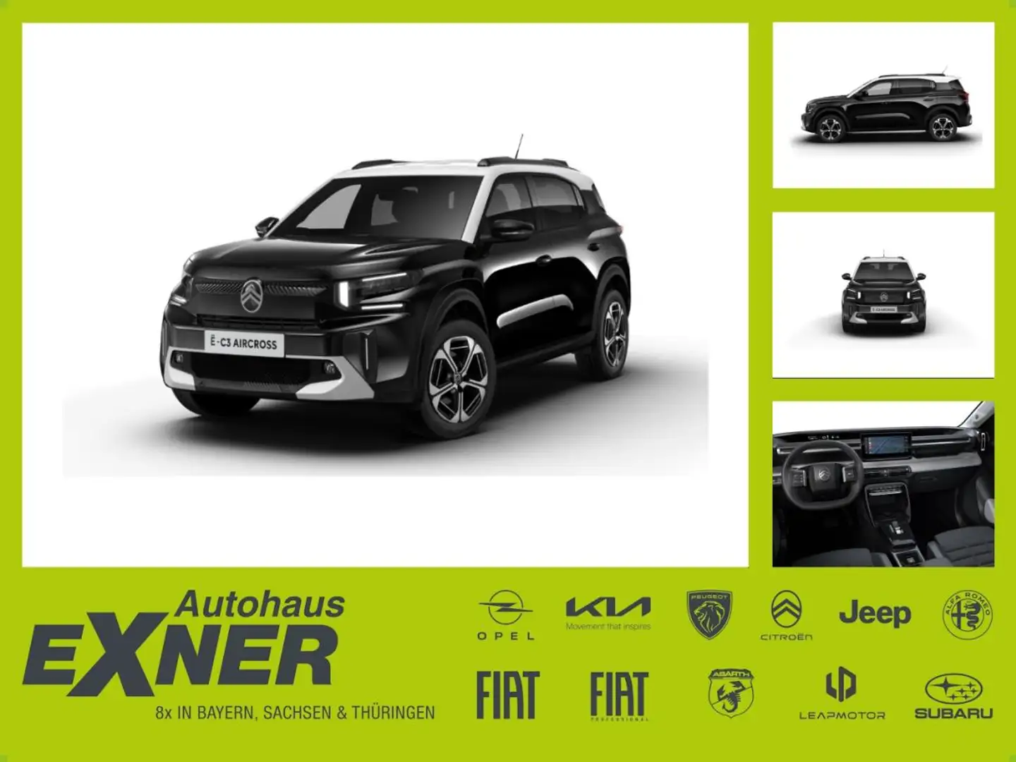 Citroen C3 Aircross Elektro MAX | SCHNELL VERFÜGBAR | Privat Schwarz - 2