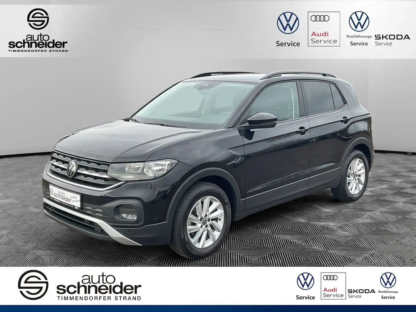 Volkswagen T-Cross T-Cross 1.5 TSI DSG Life APP-Connect Rückfahrkam Noir - 1