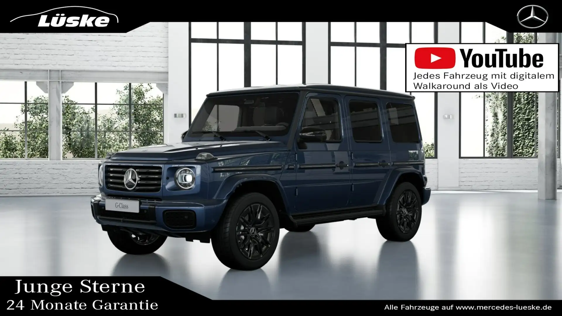Mercedes-Benz G 500 G 500 AMG Line Night SUPERIOR FACELIFT Massage Blau - 1