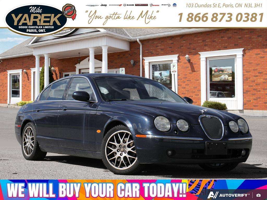 Blue 2006 Jaguar S-TYPE Sedan Rear-Wheel Drive 6-Speed Automatic