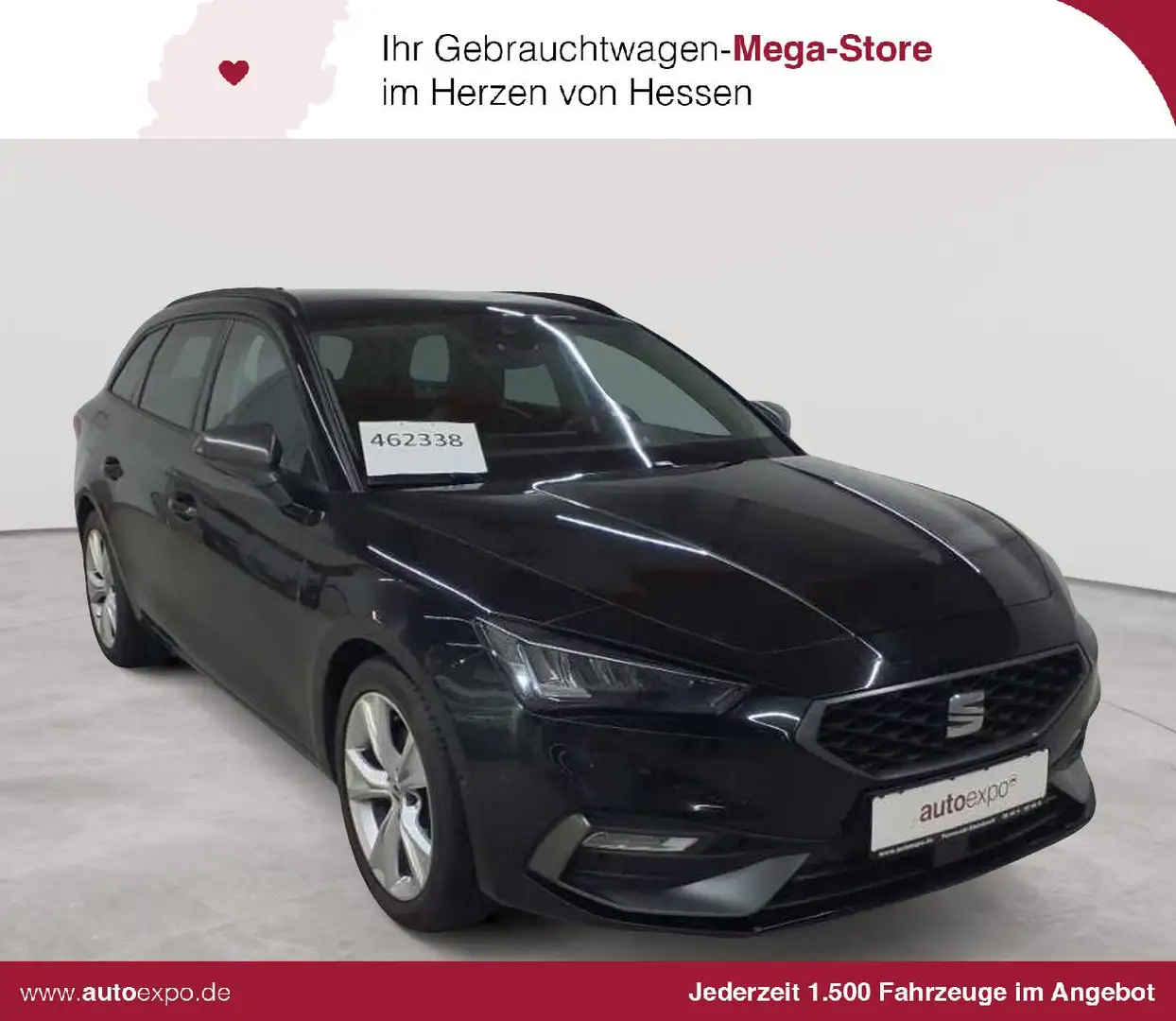 SEAT Leon Sportstourer 2.0 TDI DSG FR NAV AHK Schwarz - 1