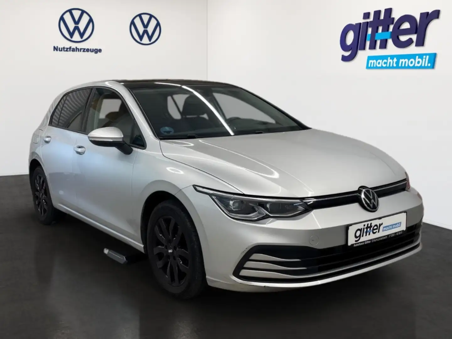 Volkswagen Golf 1.5 Life PANNO HEAD UP KLIMA HUD StandHZG El. Pano Silber - 2