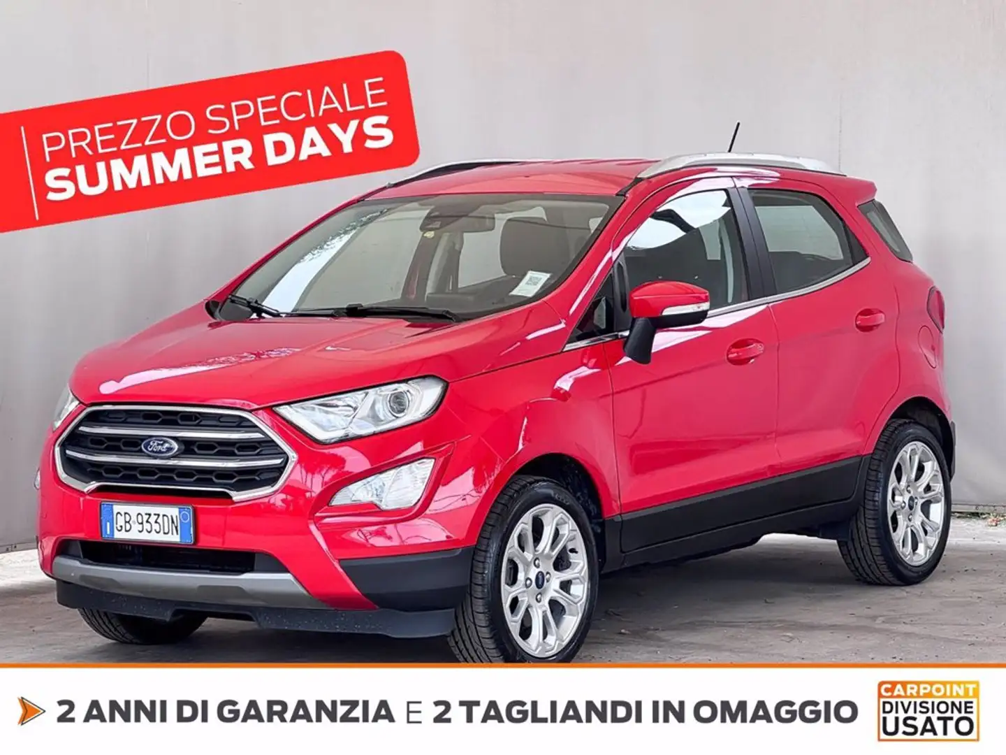 Ford EcoSport 1.0 ecoboost titanium s&s 125cv my20.25 Rosso - 1