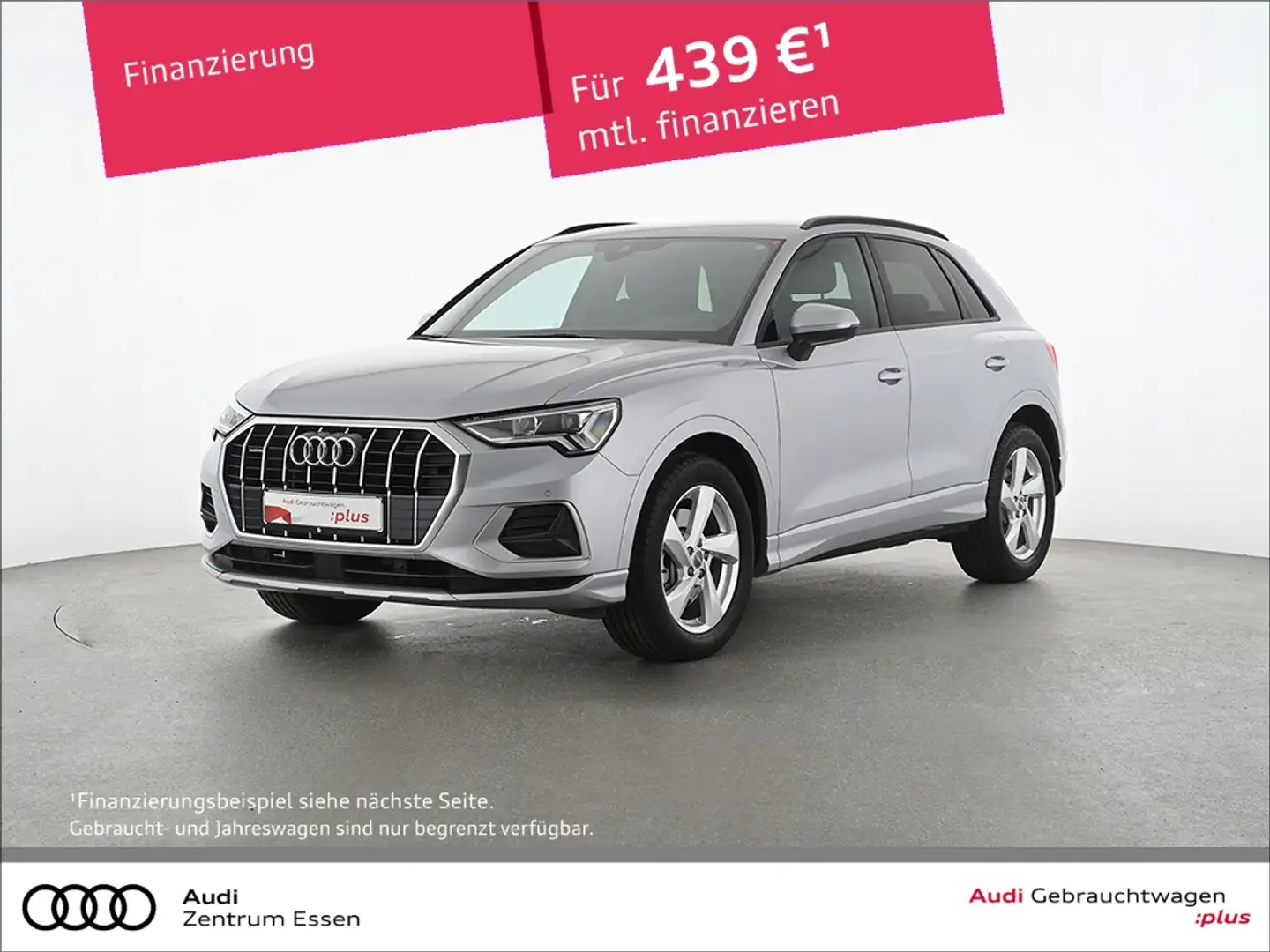 Audi Q3 40 TFSI quattro S-LINE S-TRONIC LED AHL NAV PLUS Silber - 1